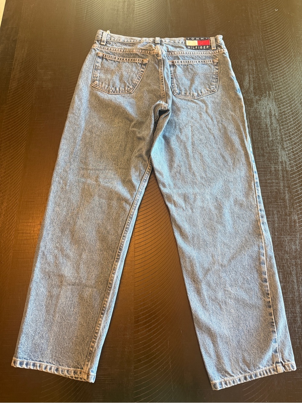 Tommy Hilfiger Mom Jeans Women 16 Medium Wash 100% Cotton Denim 90s Vintage - Picture 2 of 6